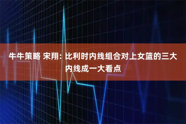 牛牛策略 宋翔: 比利时内线组合对上女篮的三大内线成一大看点
